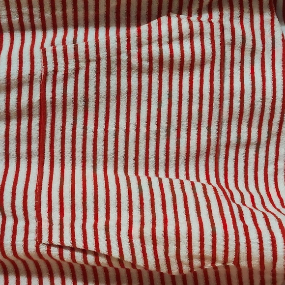 Vineyard Vines Martha's Vineyard Terry Shep Shirt Pullover Red White Stripe Med - Picture 5 of 11